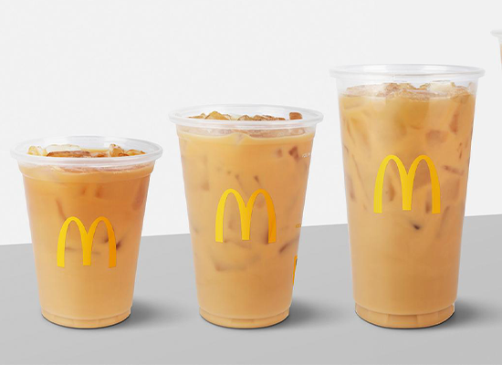 Trialing McDonald's plastic cups sourced from recycled and bio-based materials